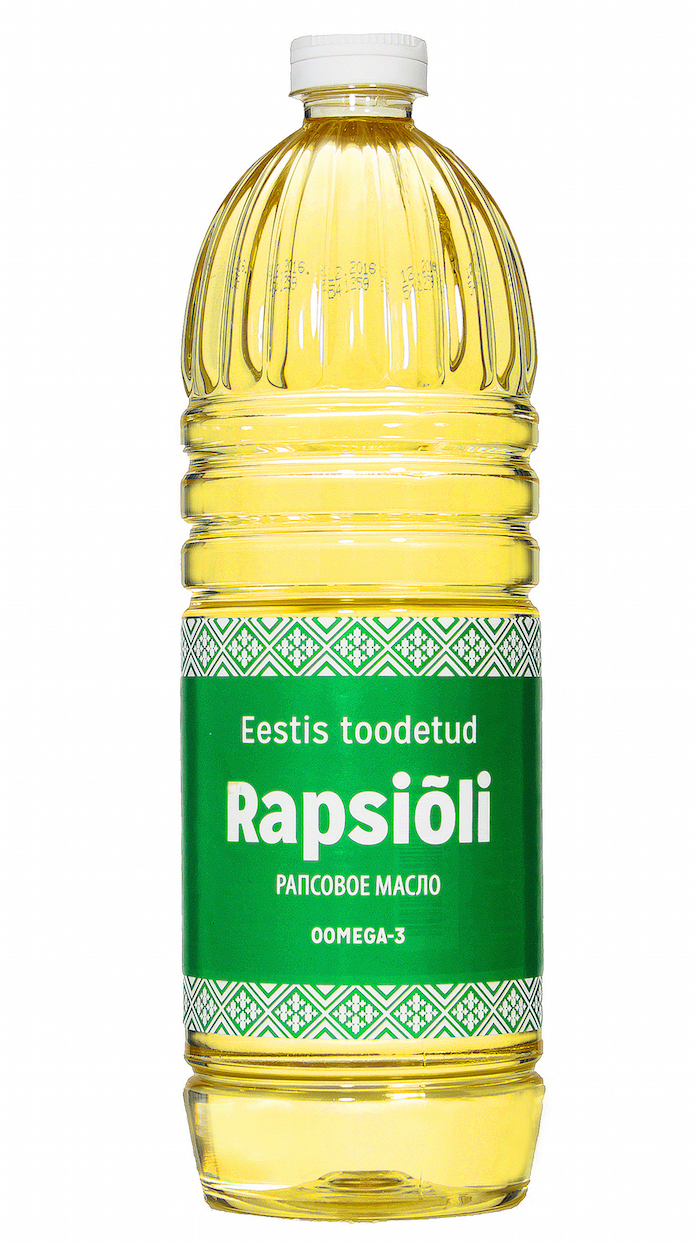 Eestis toodetud Rapsiõli. 1l.